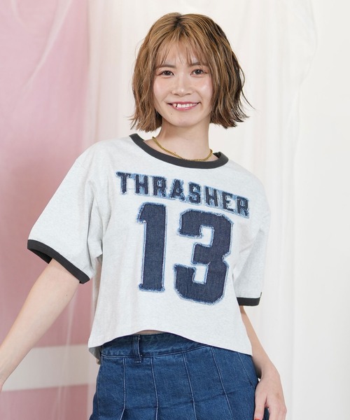 THRASHER（スラッシャー） tシャツ 半袖 リンガーTシャツ 252TH2ST032