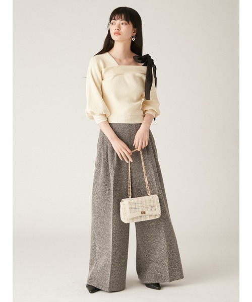 【LILY BROWN】 3タックベルトセットワイドパンツ LILY BROWN｜3タックベルトセットワイドパンツ | Rakuten