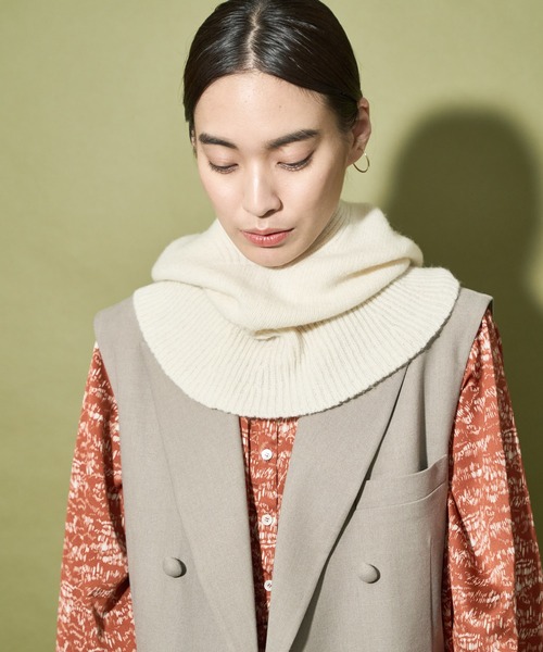 「Audrey and John Wad」 ニットキャップ FREE オフホワイト レディース_画像3