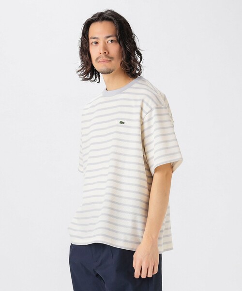 LACOSTE tシャツ 「別注」LACOSTE / カノコ ボーダー ショート
