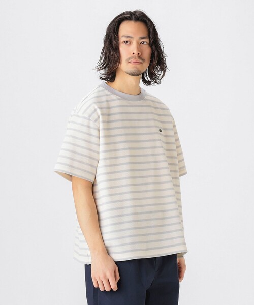 LACOSTE tシャツ 「別注」LACOSTE / カノコ ボーダー ショート