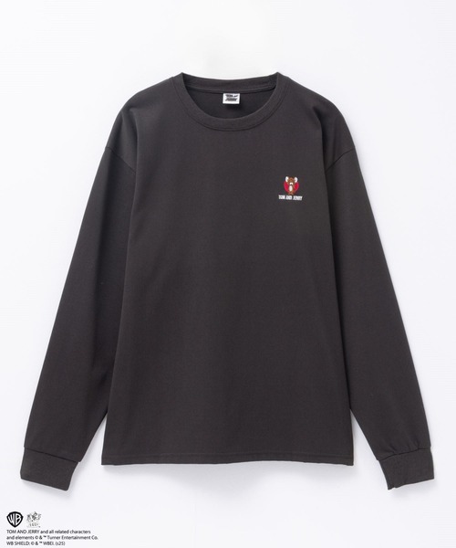 tシャツ TOM＆JERRY ロゴ刺繍集合長袖T メンズ : ZOZOTOWN Yahoo!店