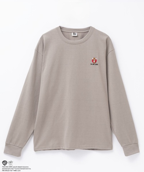 tシャツ TOM＆JERRY ロゴ刺繍集合長袖T メンズ : ZOZOTOWN Yahoo!店