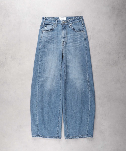 ジーンズ デニム デニムパンツ 「SOMETHING」「HANA」カーブテーパード レディース_9