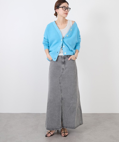 MICA&DEAL（マイカアンドディール） カーディガン Vネック畦