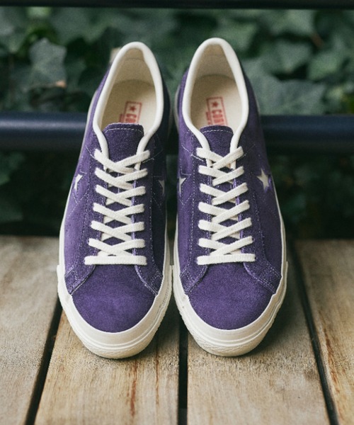 【日本製】コンバース ワンスター J スエード パープル 35200810 CONVERSE ONE STAR J SUEDE PURPLE（コンバース ワンスター J