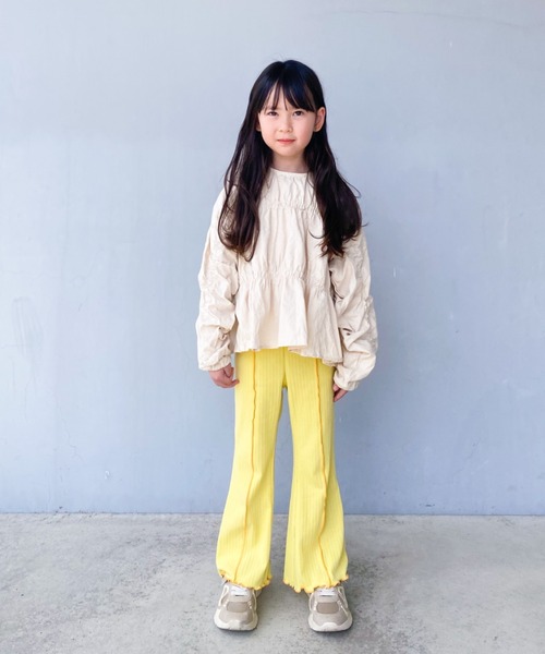 TARKER（ターカー） パンツ リブフレアパンツ キッズ 子供服 女の子