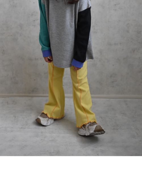 TARKER（ターカー） パンツ リブフレアパンツ キッズ 子供服 女の子