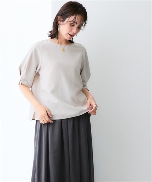 7days Life Styling リネンシャツ ブラウス シャツ 夏 半袖 「接触冷感