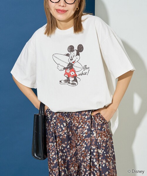 新品　別注　ミッキーＴシャツ FREAK'S STORE tシャツ 限定展開/別注/Mickey Mouse/ミッキー