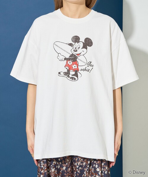 新品　別注　ミッキーＴシャツ FREAK'S STORE tシャツ 限定展開/別注/Mickey Mouse/ミッキー