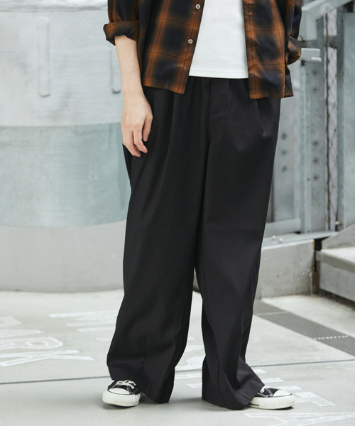 JOURNAL STANDARD スラックス TRモダン ワイドスラックス メンズ