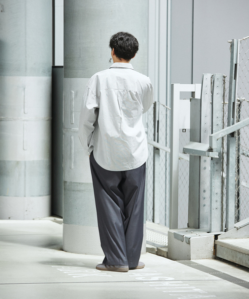 JOURNAL STANDARD スラックス TRモダン ワイドスラックス メンズ