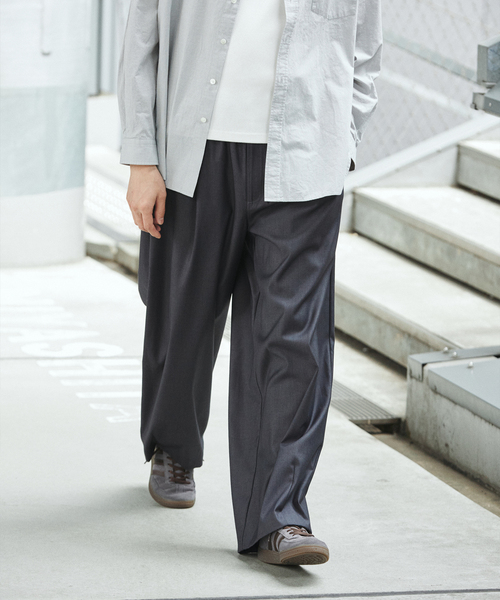 JOURNAL STANDARD スラックス TRモダン ワイドスラックス メンズ
