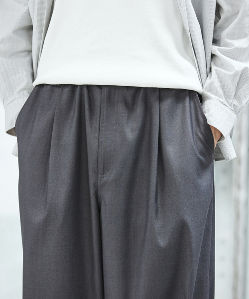 JOURNAL STANDARD スラックス TRモダン ワイドスラックス メンズ