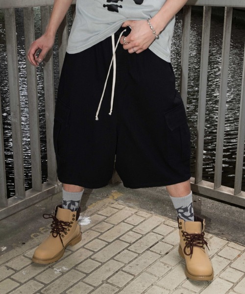 SHORT ROUND カーゴパンツ ROUND/「25年春夏新作」サルエル