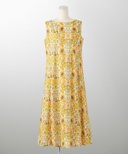 huit bouquet Aライン リゾート ワンピース HUIT bouquet ワンピース Aライン リゾート Made with Liberty