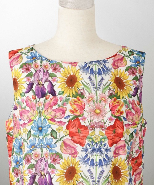 huit bouquet Aライン リゾート ワンピース HUIT bouquet ワンピース Aライン リゾート Made with Liberty