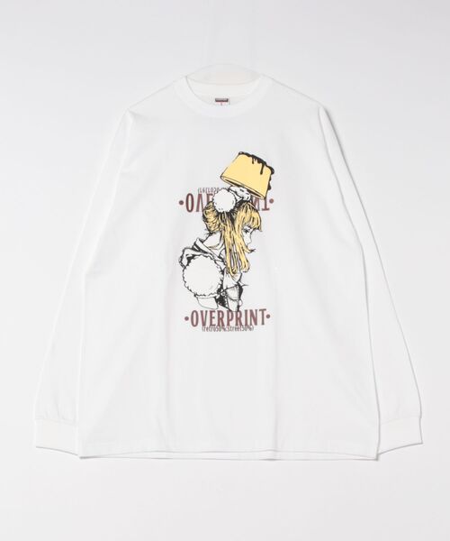 tシャツ overprint/オーバープリント/Head pudding LS Tee レディース メンズ