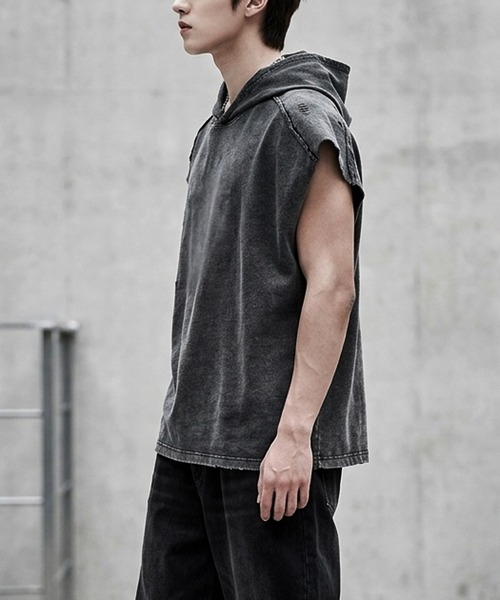 激レア　ボロ　Edgefest 96 タイダイ ノースリーブ Tシャツ JOHNNY WOLF（ジョニーウルフ） tシャツ ZODIAC オーバーサイズ