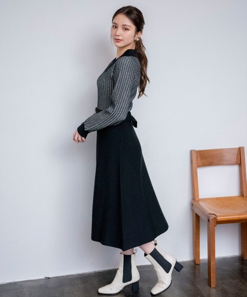 REDYAZEL（レディアゼル） ニットワンピース FREE グリーン レディース