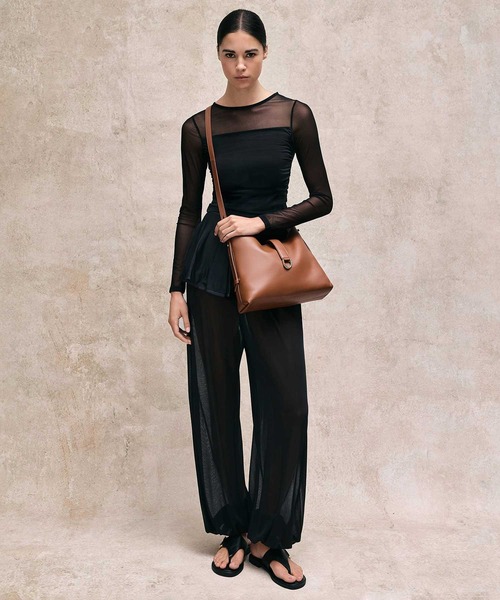 CHARLES & KEITH◆Gabine レザーベルトホーボーバッグ◆送料込 CHARLES ＆ KEITH ショルダーバッグ バッグ Gabine ガビーヌ