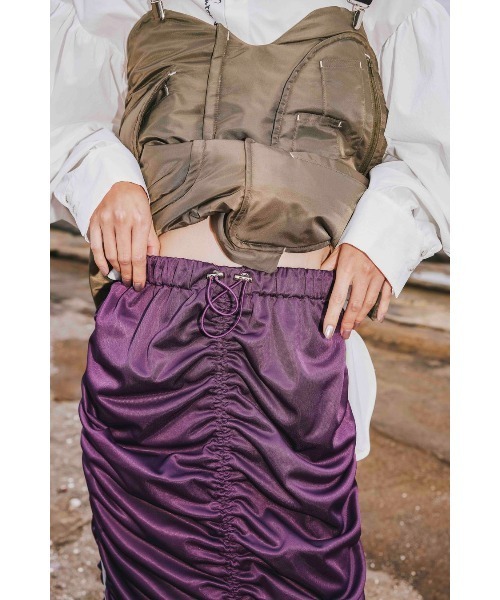 OMMO（オーエムエムオー） スカート DRAWSTRING JERSEY SK : ZOZOTOWN