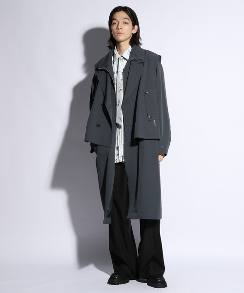 HARE 「HARE」 長袖シャツ FREE グレー メンズ : ZOZOTOWN Yahoo