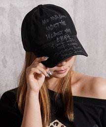 キャップ 帽子 ヴィンテージ メッセージロゴ カーブキャップ / Vintage