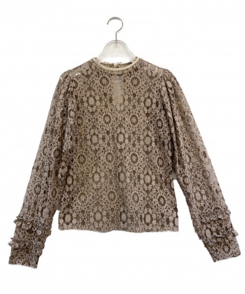 ブラウス シャツ lace frill blouse レディース