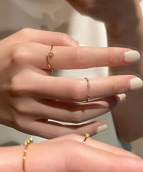 B.I.D. 指輪 リング 「Bz」オープンデザインシンリング/2点セット(RZ