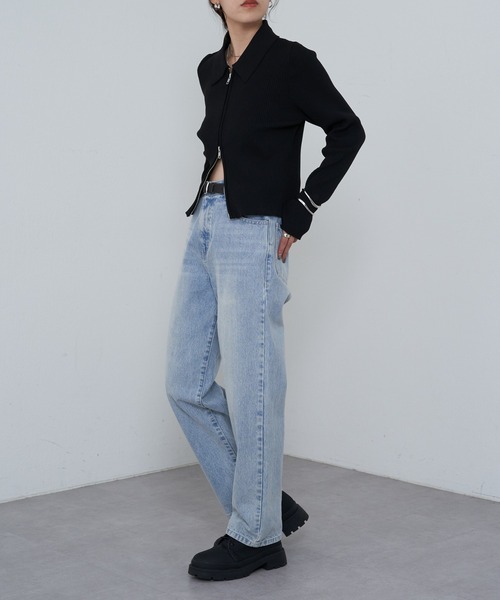 「COLONY 2139」 デニムパンツ MEDIUM サックスブルー レディース