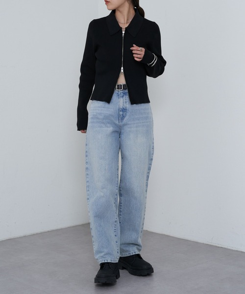 「COLONY 2139」 デニムパンツ MEDIUM サックスブルー レディース