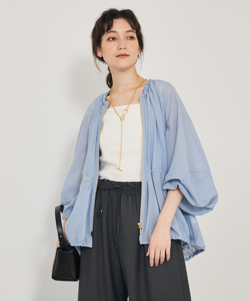 qualite（カリテ） ブルゾン アウター 「夏の羽織りアイテム」ラウンド 