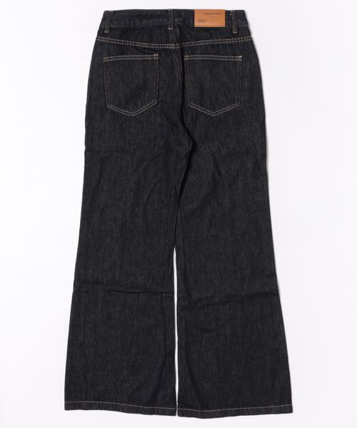 ジーンズ デニム デニムパンツ インディゴ フレアジーンズ EM25a010「EIGHTHMONTH」 レディースの画像