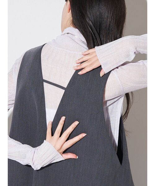 訳あり♢ELENDEEK エレンディーク　ハイネックニット　セーター　ラベンダー ELENDEEK - 訳あり♢ELENDEEK エレンディーク ハイネックニット