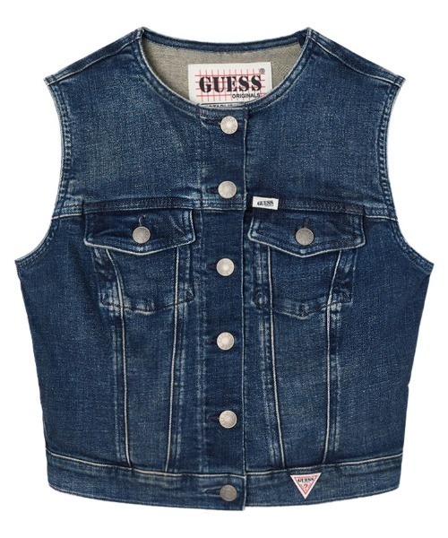 GUESS Originals Denim Top デニム ベスト GUESS（ゲス） ベスト ジレ GUESS Originals Denim Top デニム ベスト