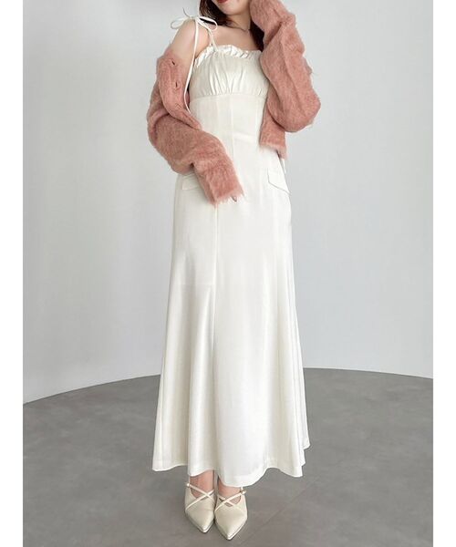 dazzlin（ダズリン） ワンピース レイヤードライクリボンキャミ