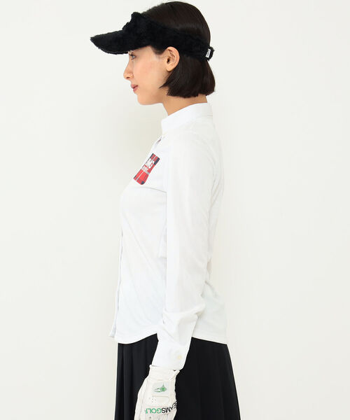 「BEAMS GOLF」 長(zhǎng)袖シャツ MEDIUM ホワイト レディース