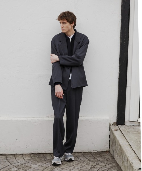 public tokyo AQUAWOOL カルゼセットアップ PUBLIC TOKYO（パブリックトウキョウ） セットアップ 「セットアップ