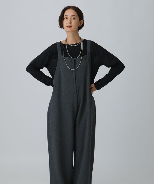 LEPSIM（レプシィム） サロペット オーバーオール 2WAY裏毛