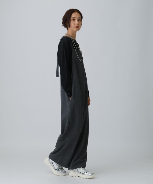 LEPSIM（レプシィム） サロペット オーバーオール 2WAY裏毛