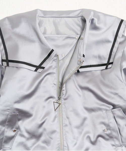 MEER. ZIP UP RIBBON BLOUSON メーアリボンブルゾン ZIP UP BLOUSON(1 BLACK): URU TOKYO: MENS｜CONZ ONLINE STORE