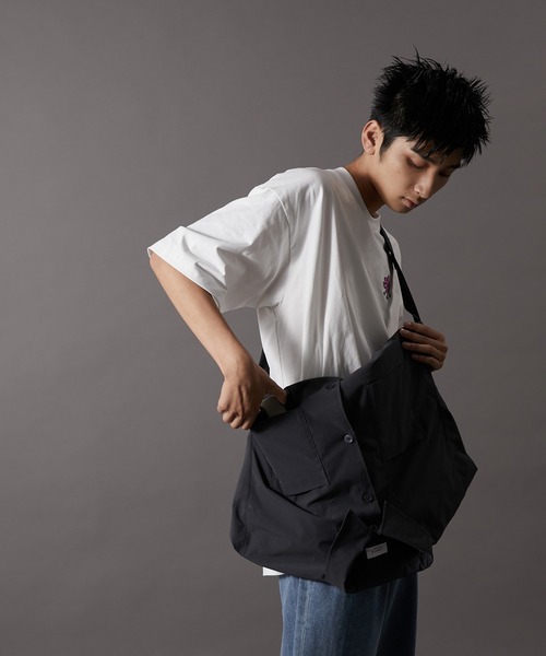 「JUNRED」 半袖シャツ L カーキ メンズ_画像9