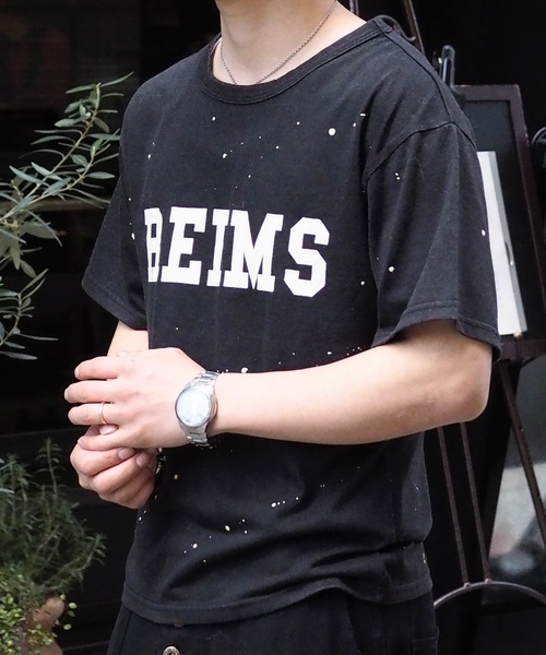 「MandO（Auntie Rosa）」 半袖Tシャツ LARGE ブラウン メンズ_画像3