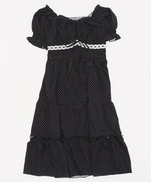 「axes femme POETIQUE」 半袖ワンピース MEDIUM ホワイト レディース_画像4