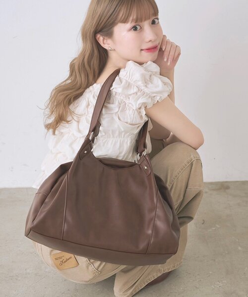 Kastane セパレートミドルBAG ベージュ　バッグ Kastane（カスタネ） トートバッグ 「オンライン限定カラー