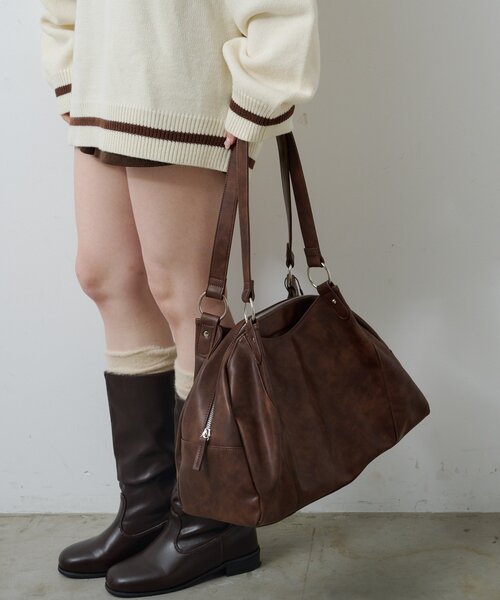 トートバッグ 「オンライン限定カラー」セパレートミドルBAG レディースの画像