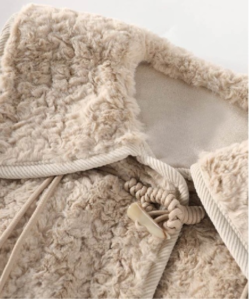 LA POMME petit（ラポミ・プチ） ムートンコート ボアコート Cute Faux