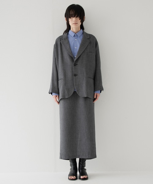 ジャケット テーラードジャケット summer wool 2B jacket メンズ レディースの画像